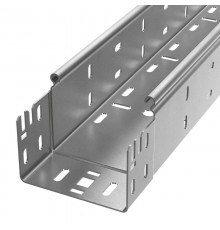 Лоток перфорированный Профи INOX (AISI 304) 100х80x3000 (1,0 мм) (6 м/уп)  PR16.13324  Промрукав