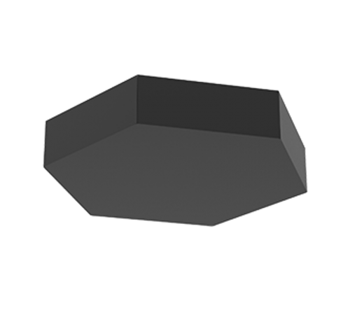 Блок Gexus 520х600 Solid подвесной RAL9005 черный муар  V4-R0-90.0009.GXS-0010  VARTON