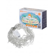 Гирлянда новогодняя "Бахрома" 2,5х0,6 м, белый свет, 8 режимов, наружное использование, IP44,  SQ0361-0032  TDM ELECTRIC