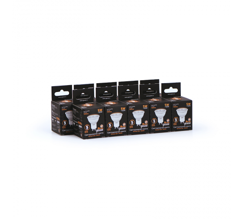 Лампа светодиодная LED 5Вт GU10 220В 2700К MR16  101506105  Gauss