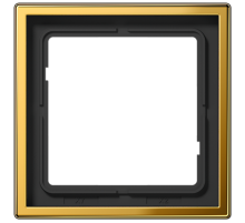 Рамка для вертикальной и горизонтальной установки, 1 пост; металл; покраска под золото; GO  GO2981  Jung