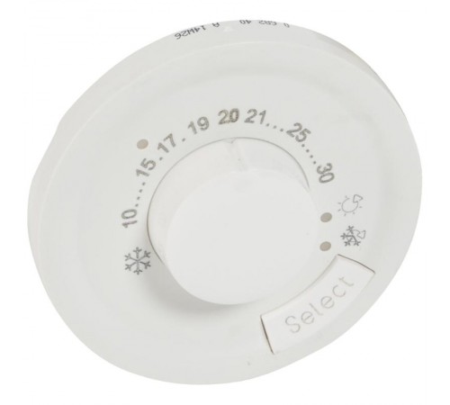 Celiane Белый Накладка термостата комнатного  068240  Legrand