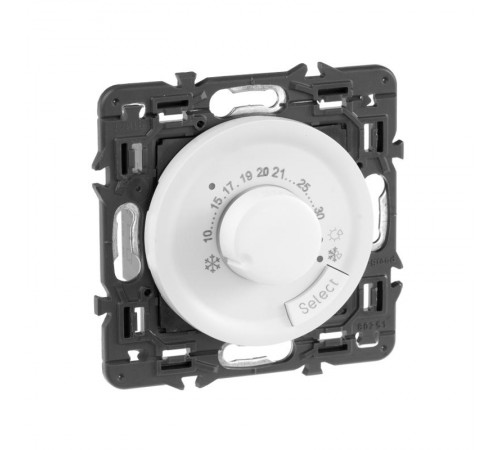 Celiane Белый Накладка термостата комнатного  068240  Legrand