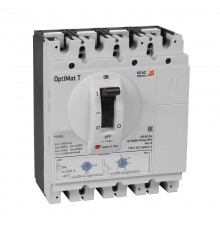 Выключатель автоматический с блоком защиты от токов утечки OptiMat T250L-RCA TM 160A 4P  356973  КЭАЗ