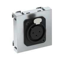 Мультимедийная рамка XLR Modul45 (серебристый) (MTG-X3F S AL1)  6105254  OBO Bettermann