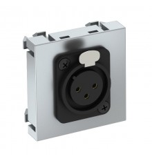 Мультимедийная рамка XLR Modul45 (серебристый) (MTG-X3F S AL1)  6105254  OBO Bettermann