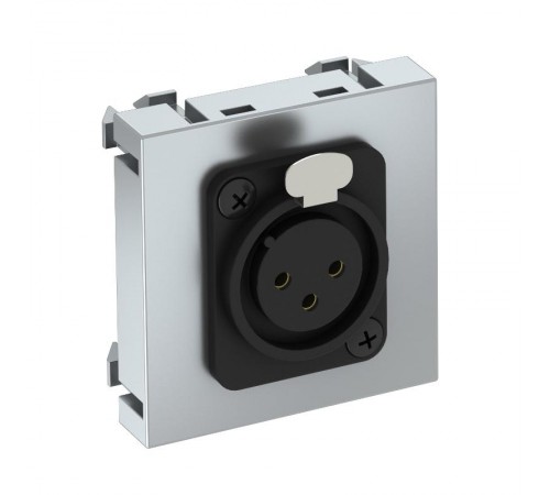 Мультимедийная рамка XLR Modul45 (серебристый) (MTG-X3F S AL1)  6105254  OBO Bettermann