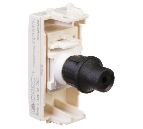 ТВ розетка оконечная "Ванильная дымка", "Avanti", 1 мод.  4405501  DKC