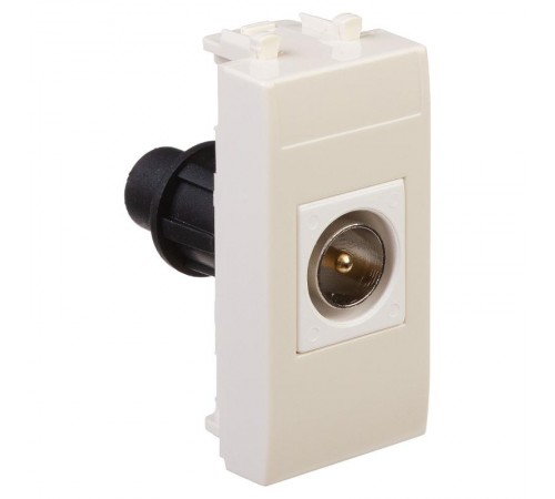 ТВ розетка оконечная "Ванильная дымка", "Avanti", 1 мод.  4405501  DKC