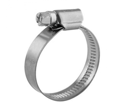 Хомут червячный 16-27/12-0,8мм, (50 шт/уп)  07-0616-12  REXANT