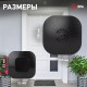 Звонок дверной BIONIC Black беспроводной, черный, 6 мелодий  Б0054779  ЭРА