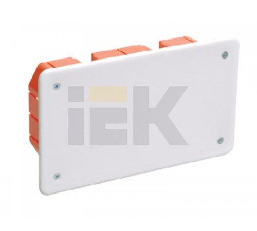 Коробка распределительная с/у 172x96x45 КМ41006 с саморезами, с крышкой  UKT11-172-096-045  IEK