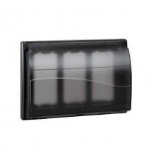 Simon Connect Рамка на 3 S-модуля с крышкой к монт.коробке SBM250, Сима Про, графит  SBMT302-14  Simon