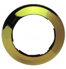 Simon 88 Рамка декоративная, 4 поста, круг в круге, S88, золото  88640-36  Simon