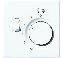 Крышка для регулятора температуры воздуха помещений; белая LSTR231PLWW Jung