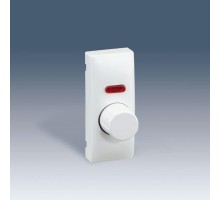 Simon 82 Накладка на светорегулятор проходной поворотно-нажимной с подсветкой, узкий модуль, S82C, графит  82054-68  Simon