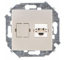 Simon 15 Шампань Розетка телефонная RJ11, винт. зажим  1591480-034  Simon