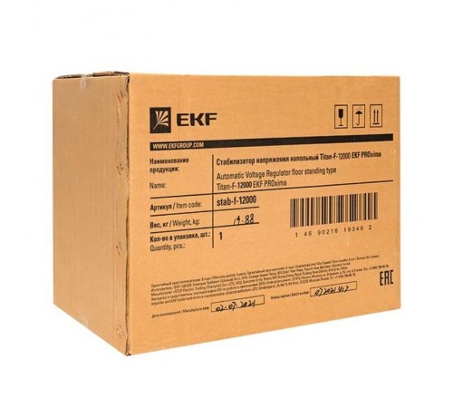 Стабилизатор напряжения напольный 12 кВт EKF PROxima  stab-f-12000  EKF