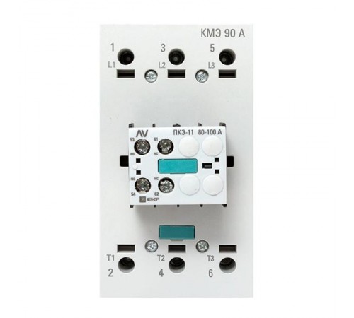 Комплект КМЭ 90А 400В АС с дополнительными контактами 1НО+1НЗ EKF AVERES  ctr-s-90-00-400-av-22  EKF