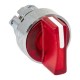 Механизм исполнительный переключателя ХB4 красный на 2 положения с фиксацией, с подсветкой с короткой ручкой IP65  XB4BD2FL-R-65  EKF