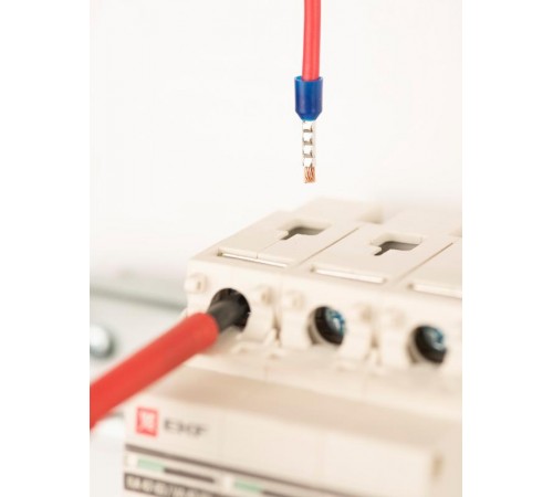 Наконечник штыревой втулочный изолированный НШвИ 2,5-8 (50шт.) EKF PROxima  nhvi-2.5-8  EKF
