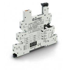 Розетка, серия MasterTimer с безвинтовыми клеммами Push-in для реле 34 серии; встроенный таймер мультифункциональный  93690024  Finder