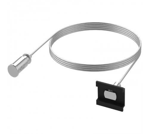 Соединитель для трековых светильников (комплект подвесов для шинопровода, 2шт), длина 150см, серебро, CAB1006  41954  FERON