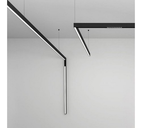 Шинопровод для низковольтных трековых светильников, черный, 1м накладной/подвесной, CABM1000  41959  FERON