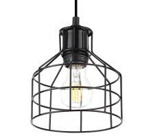 Светильник подвесной PL9 BK металл, E27, max 60W, d160 мм, черный  Б0037456  ЭРА