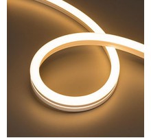 Светодиодная лента герметичная MOONLIGHT-SIDE-A140-12x24mm 24V Warm2700 (9.6 W/m, IP68, 5m, wire x2) (Arlight, Вывод кабеля прямой)  042798  Arlight