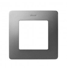 Simon 82 Рамка декоративная, 1 пост, Original, S82 Detail, алюминий-чёрный  8200610-293  Simon