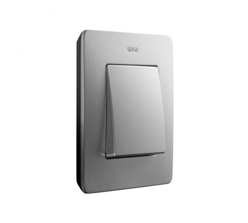 Simon 82 Рамка декоративная, 4 поста, Original, S82 Detail, алюминий-чёрный  8200640-293  Simon