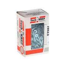 Саморезы универсальные 20х3,5 мм (200 шт) оцинкованные - коробка с окном ( 0,184 кг)  102169  Tech-KREP