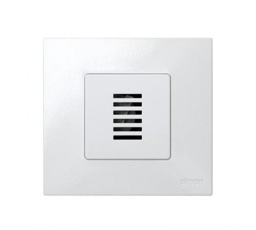 Simon 27 Звонок электрический с регулировкой тона, широкий модуль, S27, белый  27806-35  Simon