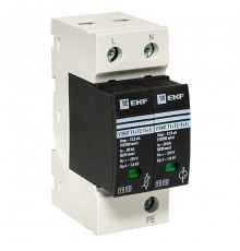 Устройство защиты от импульсных перенапряжений Т1+Т2; Iimp-12,5kA; In-20kA; Uc-275В; 1+1 EKF PROxima  OV12-11-505  EKF