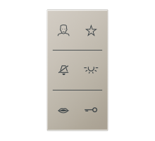 Video-дизайнерская накладка                    SIV6ESDC Jung