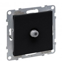 SUNO Розетка TV c топологией "звезда", с разъемом F-TYPE, 0-2400 МГц. Цвет "Антрацит"  721463  Legrand