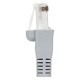Колпачок изолирующий TERACOM для коннекторов RJ-45 PVC серый (упак.50шт)  TRC-BT-RJ45-PVC-50  EKF