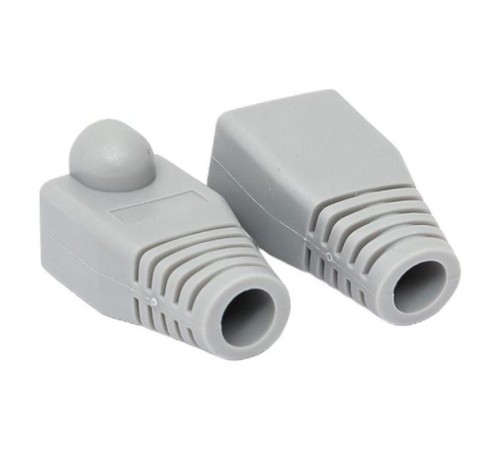 Колпачок изолирующий TERACOM для коннекторов RJ-45 PVC серый (упак.50шт)  TRC-BT-RJ45-PVC-50  EKF