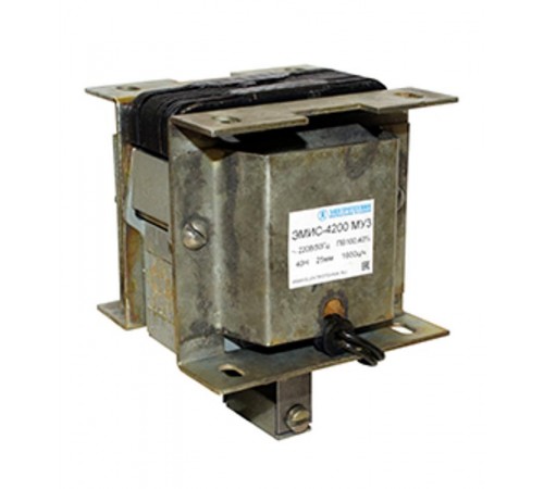 ЭМИС-5200 МУ3, 380В, толкающее исполнение, ПВ 100%, IP20, с гибкими выводами, электромагнит  (ЭТ)  ET003964  Электротехник