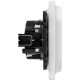 Valena LIFE DIY Белый Розетка 2-ая с/з, безвинт.зажим  753127  Legrand