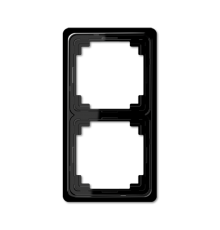 Рамка для вертикальной и горизонтальной установки, 2-кратная, черная  CDP582SW  Jung