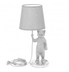 Светильник декоративный настольный МОБИ "Кот с зонтом", с цоколем Е14, 40Вт, цвет белый  603-1019  REXANT