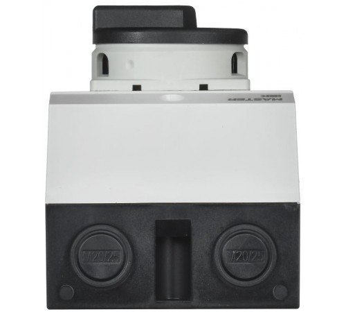 Переключатель кулачковый в боксе закрытая рукоятка 16А схема 55  MI-CS21-016-055  IEK