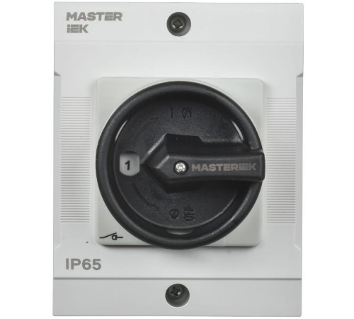 Переключатель кулачковый в боксе закрытая рукоятка 16А схема 55  MI-CS21-016-055  IEK