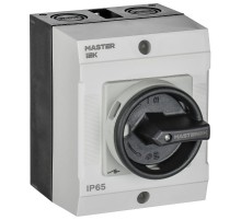 Переключатель кулачковый в боксе закрытая рукоятка 10А схема 54  MI-CS21-010-054  IEK