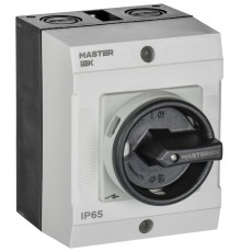 Переключатель кулачковый в боксе закрытая рукоятка 10А схема 54  MI-CS21-010-054  IEK