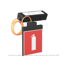 Световой указатель аварийного освещения BS-RADEM-10-S1-ELON Black  a17033  Белый свет