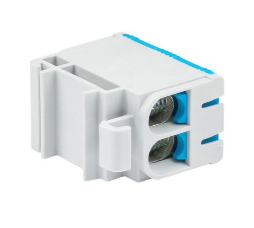 Клемма силовая вводная двойная КСВ 16-50 синяя EKF PROxima  plc-kvs2-16-50-blue  EKF