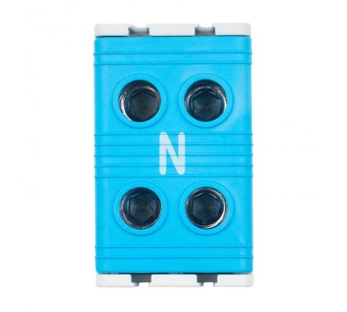 Клемма силовая вводная двойная КСВ 16-50 синяя EKF PROxima  plc-kvs2-16-50-blue  EKF